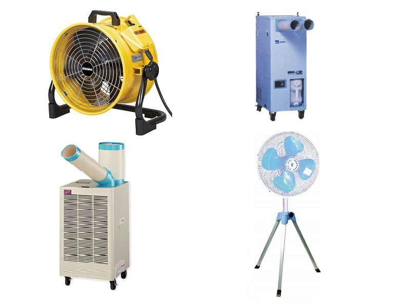 100%正規品 工業用扇風機 折りたたみ式アース付工場扇 日動工業 KO-NV450E